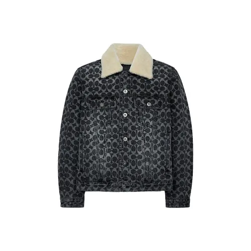 COACH SS23 Куртки и Пальто Мужской Черный