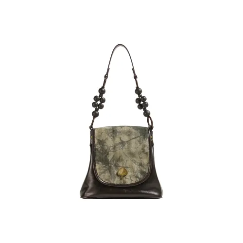 LOSEA Вельветовая сумка через плечо среднего размера женская чернильно-зеленый