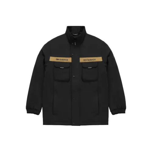 New Balance совместный бренд хлопковый пуховик мужской черный