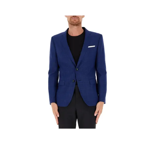 Hugo Boss Бизнес-костюм мужской синий