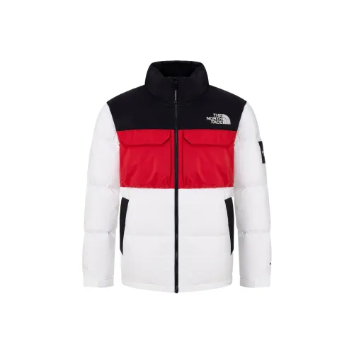 The North Face Пуховики и зимние пальто Унисекс Айвори Белый