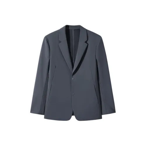 GXG Бизнес-костюм мужской серый синий