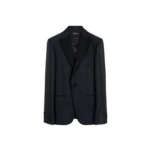 Ermenegildo Zegna Синий Мужской Деловой костюм