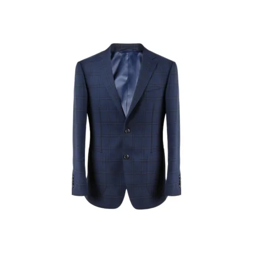 Raidy Boer Бизнес-костюм мужской синий в клетку