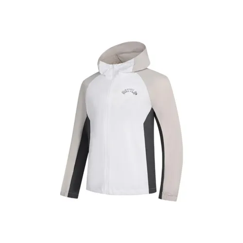 QIAODAN Куртки Пальто Мужской Jordan Белый Heron Перо Серый