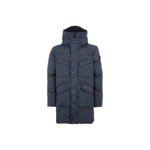 STONE ISLAND FW22 Пуховик Мужской Темно-синий