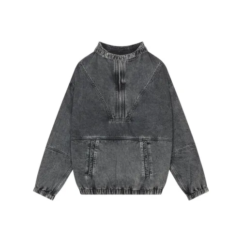ISABEL MARANT Выцветший Черный Мужской Джинсовые Куртки