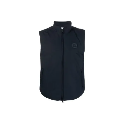 WOOLRICH Blue Men's Gilets WOOLRICH Синий Мужские Жилеты