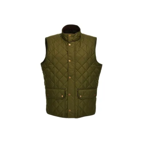 BARBOUR Зеленый Мужской Жилеты
