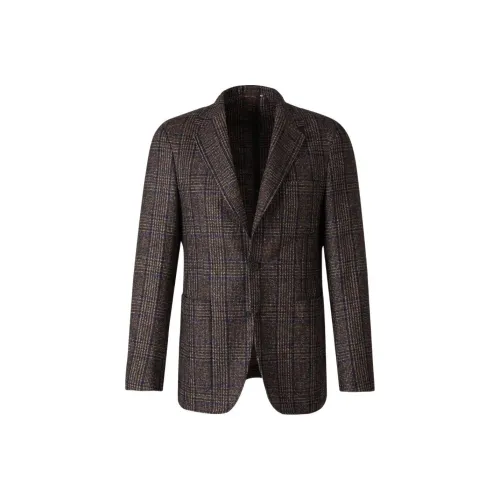 Canali Коричневый Мужской Деловые костюмы