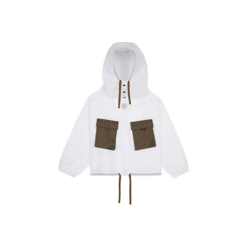 Brain Dead SS24 Куртки Пальто Мужской Белый