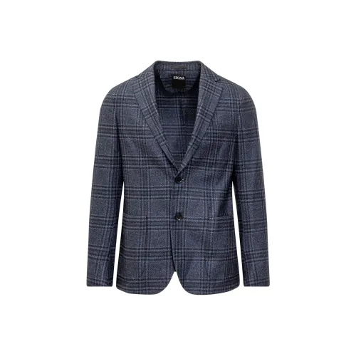 Zegna Бизнес-костюм мужской морской синий