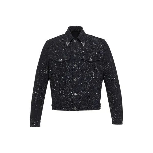 MCM Черные Мужские Джинсовые Куртки