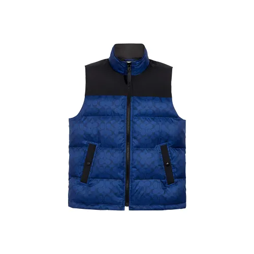 COACH SS22 Пуховик Мужской Синий