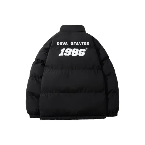 DEVA STATES Воротник-стойка Свободный крой Пуховая куртка Унисекс