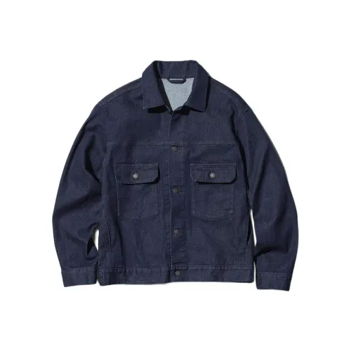 UNIQLO Denim Jacket Men's Dark Blue