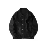 Черный (с флисовой подкладкой и утепленный)