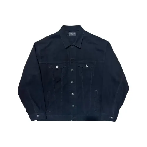 Balenciaga TAPE TYPE SS23 Denim Jacket Loose Fit Men's Blue