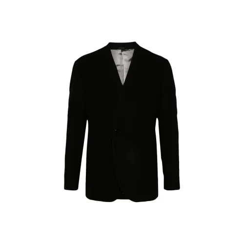 GIORGIO ARMANI FW24 Бизнес-костюм Пальто Мужской Черный