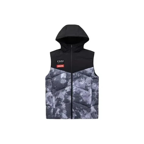 ANTA Variety Тренировки Коллекция Жилет Мужской Снежно-белый С принтом по всей поверхности