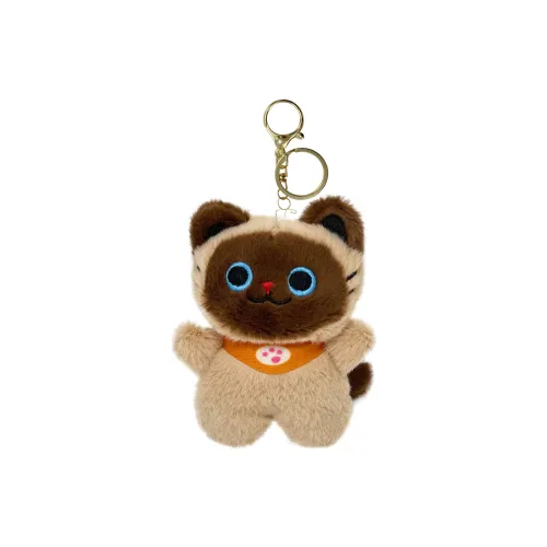 BEAR FORT Сиямская кошка Куклы Плюшевый Брелок 12 см Высота
