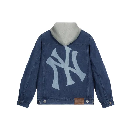 MLB SS24 Denim Jacket Unisex Blue MLB SS24 Деним Куртка Унисекс Синий