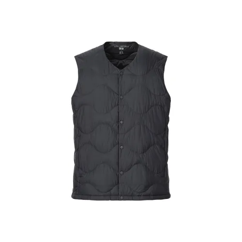 UNIQLO Мужские черные жилеты