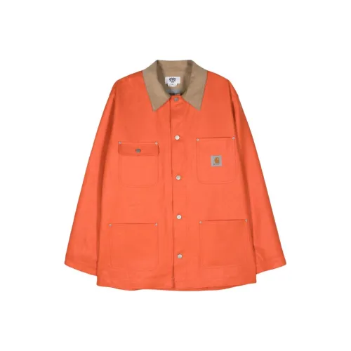 Carhartt WIP x JUNYA WATANABE Куртки и Пальто Мужской Тыквенно-Оранжевый
