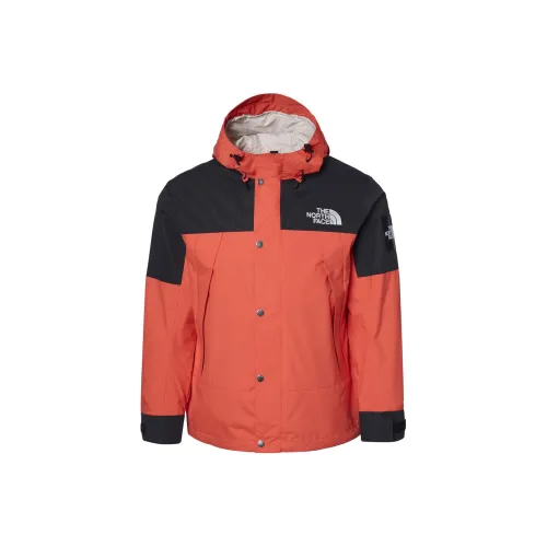The North Face Водонепроницаемый Ветровка Унисекс Оранжевый Красный
