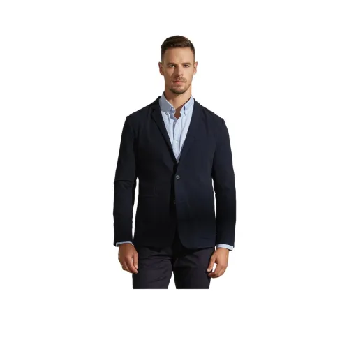 DANIEL HECHTER Бизнес-костюм мужской королевский синий