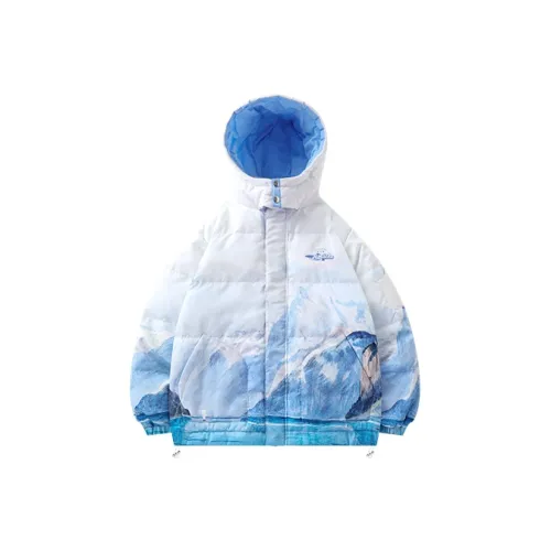 LAMLICKA Пуховик Унисекс Белый