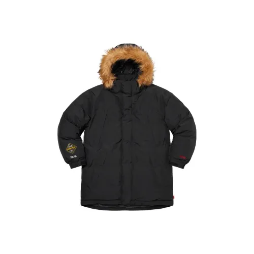 Supreme FW21 Letter Съемный капюшон Пуховая куртка Унисекс