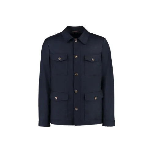 Canali Синий Мужской Деловые костюмы