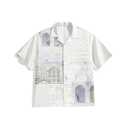 PEACEBIRD MEN Рубашка Мужская Белая 1