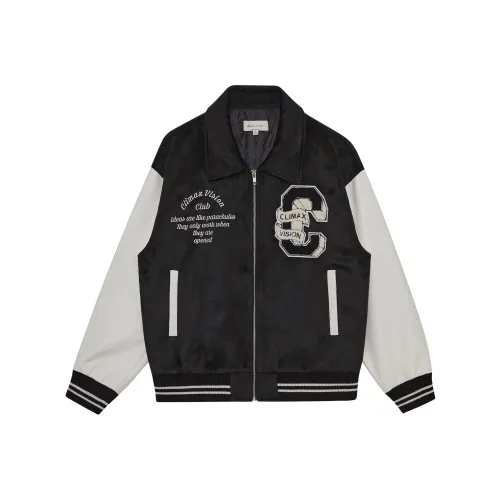 CLIMAX VISION Куртка Унисекс Черная Белая Кожа