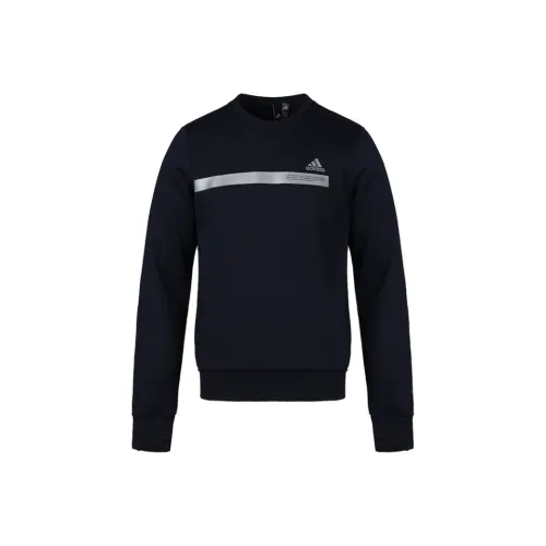 Adidas Crew SWT Бренд Толстовка Мужская Темно-синяя