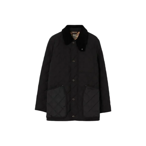 Burberry Хлопковый пуховик Зимний Мужской Черный