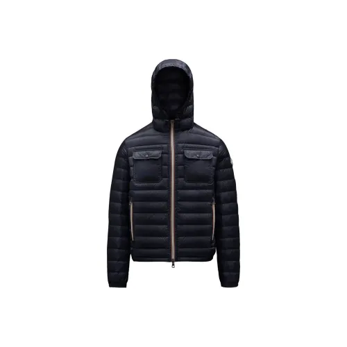 Moncler SS22 Пуховик Мужской Темно-синий