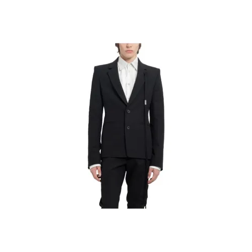 Ann Demeulemeester Черные Мужские Деловые Костюмы