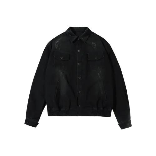 SUPEREALLY Denim Jacket Unisex Black