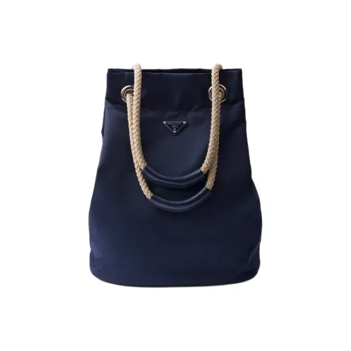 PRADA Ткань Сумка Мужская Синяя