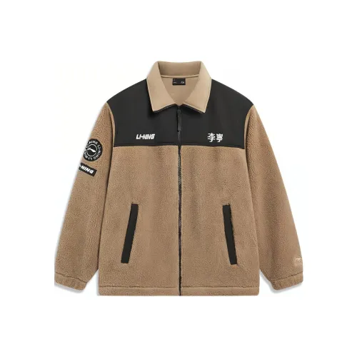 LINING Sports Life Collection Куртка Унисекс Light Каштановый Коричневый