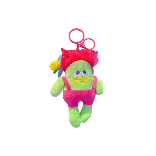 Miao Ji Мультяшный Комбинезоны Колбаска Монстр Рюкзак Брелок Украшение Куклы Плюшевый Брелок 12,4CM Рекомендуемый рост