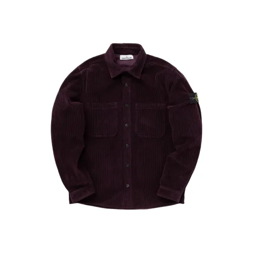 Stone Island Фиолетовый Мужской Куртки