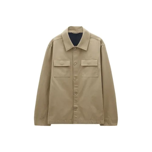Filippa K Хаки Зеленый Мужские Куртки