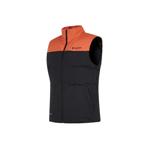 QIAODAN Жилет Мужской Черный Evening Оранжевый