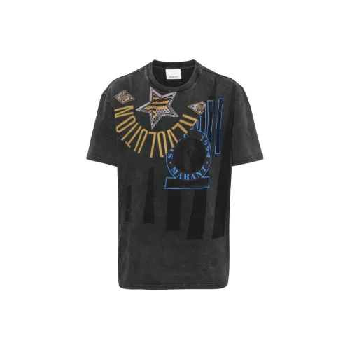 ISABEL MARANT Черные Мужские T-рубашки