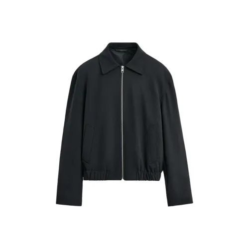 ZARA Глубокий морской синий Мужские куртки