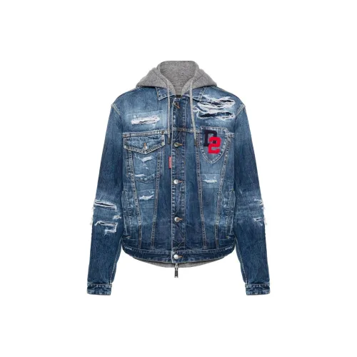 DSQUARED 2 SS24 Denim Jacket Men's Denim Blue
