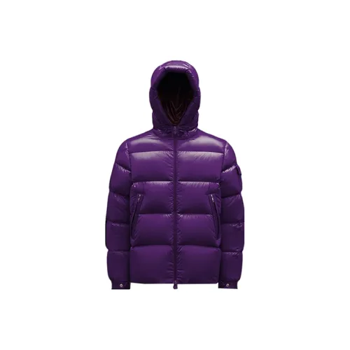 MONCLER Ecrins Series Виноградный Фиолетовый Мужские Пуховики